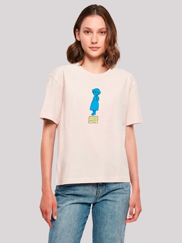 T-shirt 'Heidi From The Alps Heroes of Childhood' F4NT4STIC en rose : devant