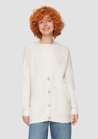 QS Strickjacke in Beige: Vorderseite