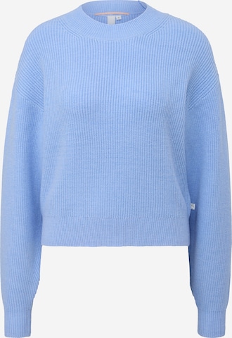 Pull-over QS en bleu : devant