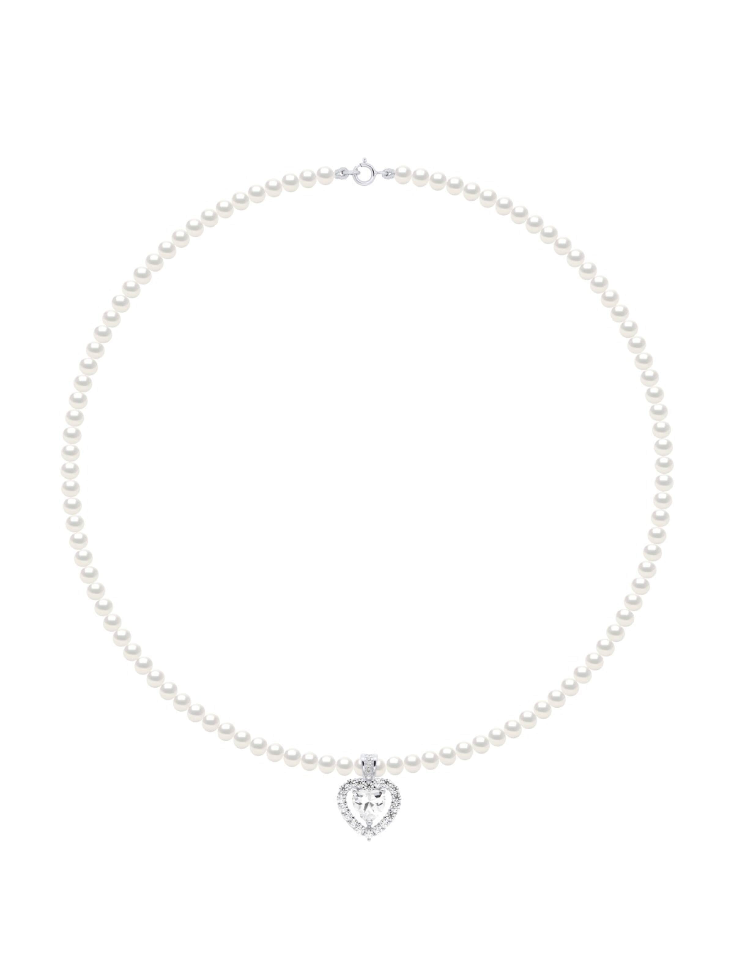 Collana 'CUPIDON' di Ateliers Saint Germain in bianco: frontale