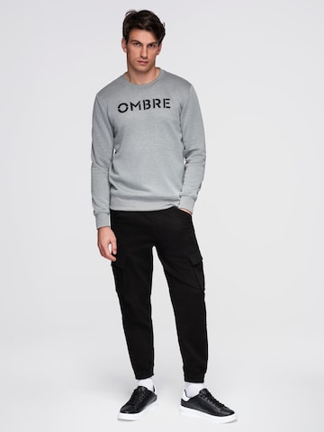 Ombre Sweatshirt 'B1711' in Grey