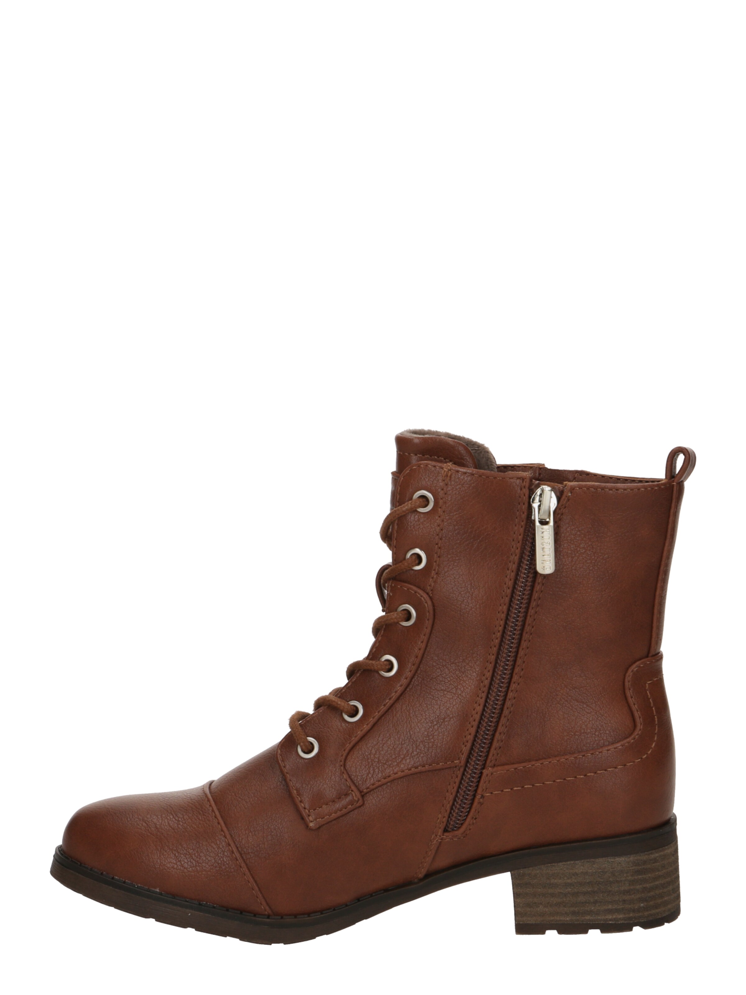 MUSTANG Ботинки на шнуровке в Коричневый