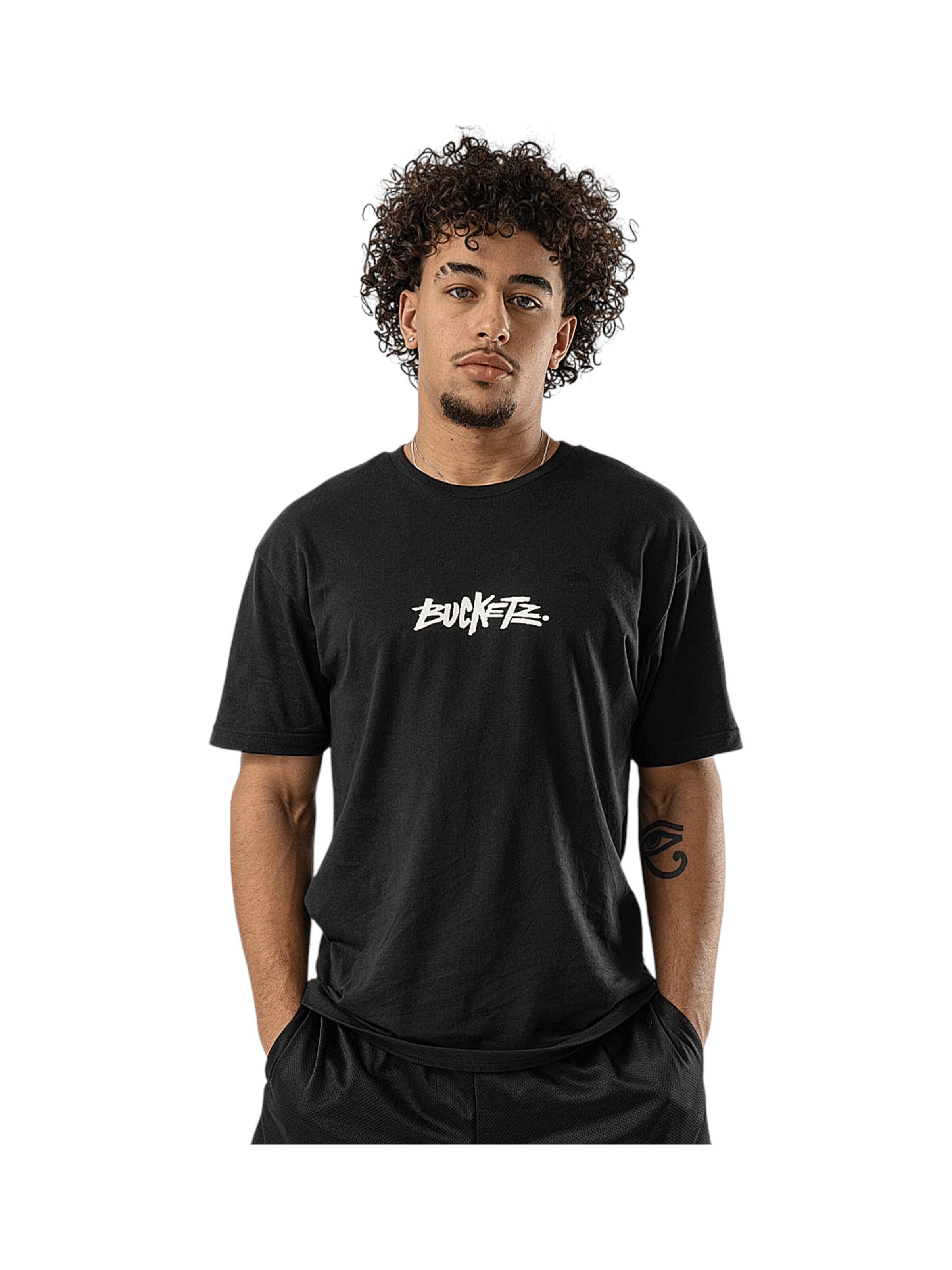 Bucketz Shirt in Black: front