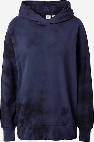 GAP Sweatshirt 'NOVELTY' in Blue: front