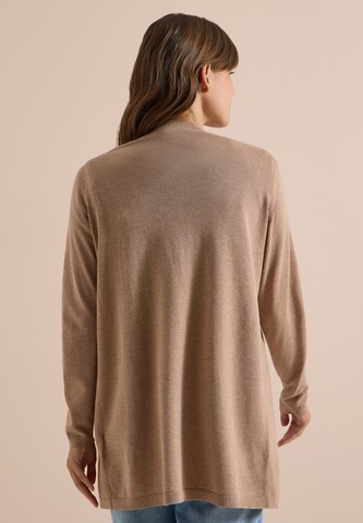 CECIL Offener Cardigan in langer Passform in Braun
