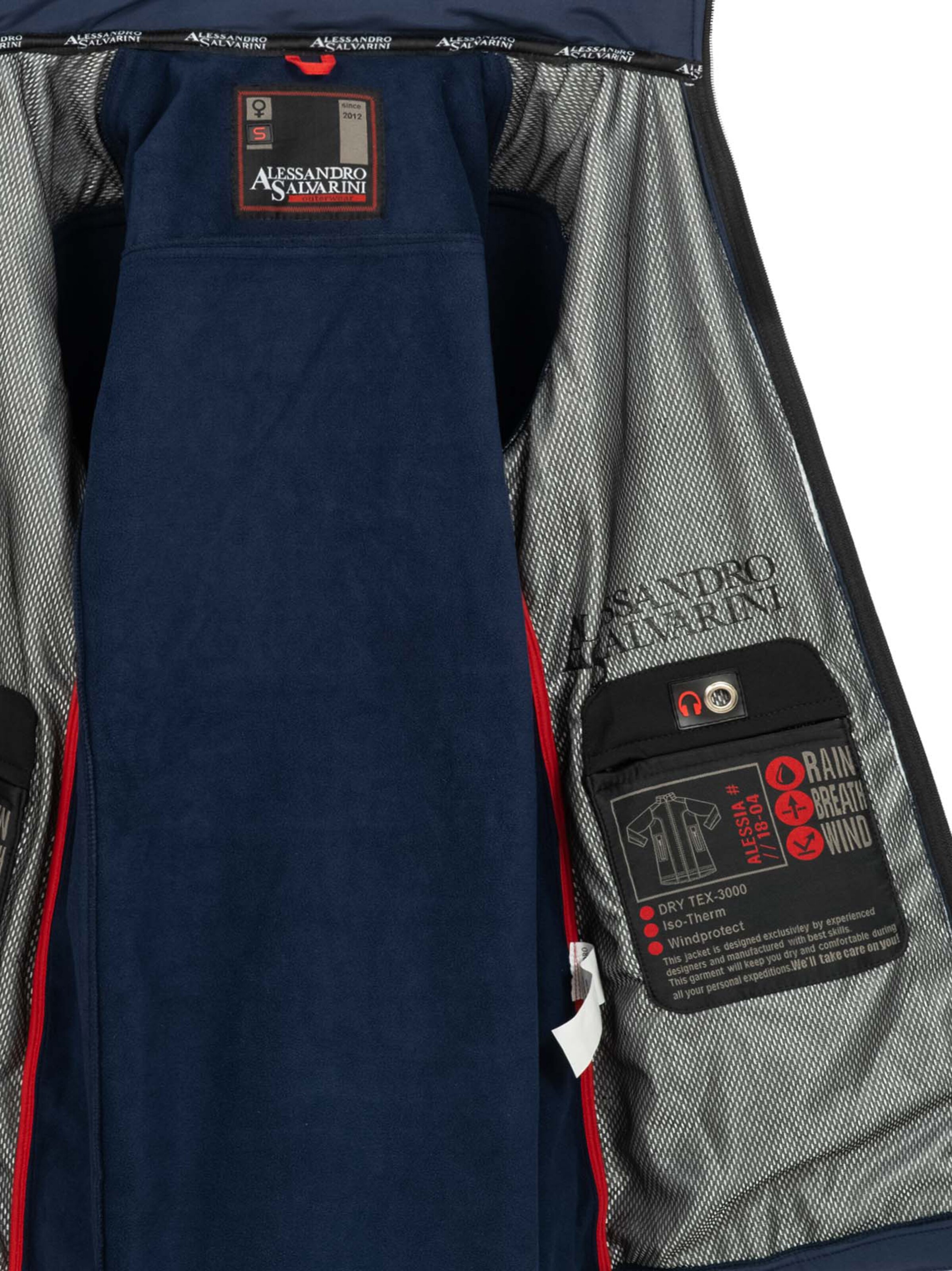 Alessandro Salvarini Funktionsjacke in Blau