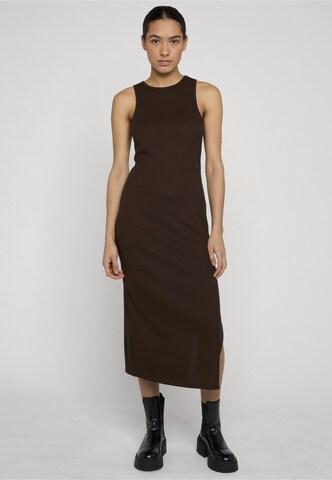 Urban Classics Dress in Brown: front
