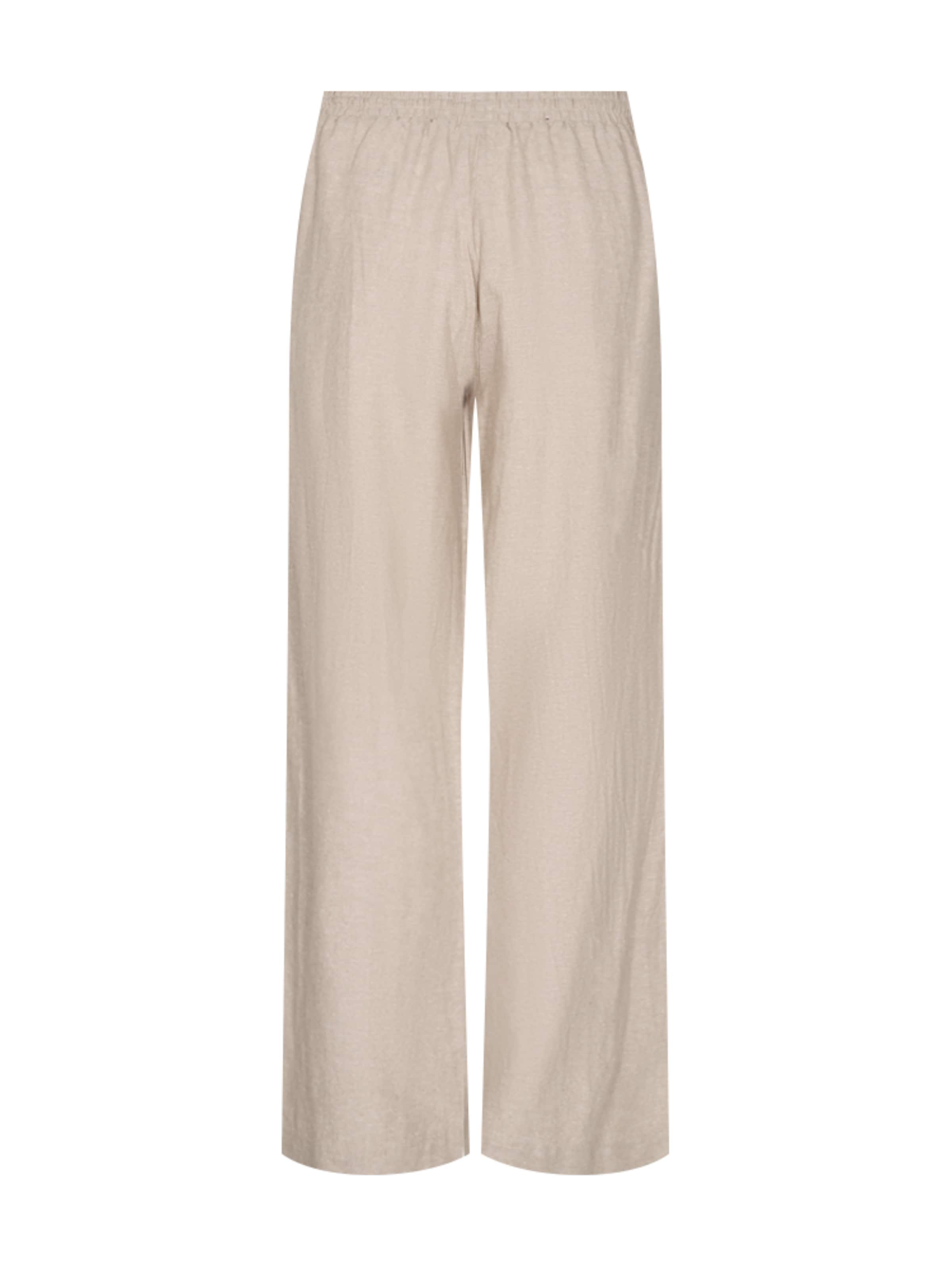 Freequent Regular Trousers 'FQ-Lava broek Sand' in Beige