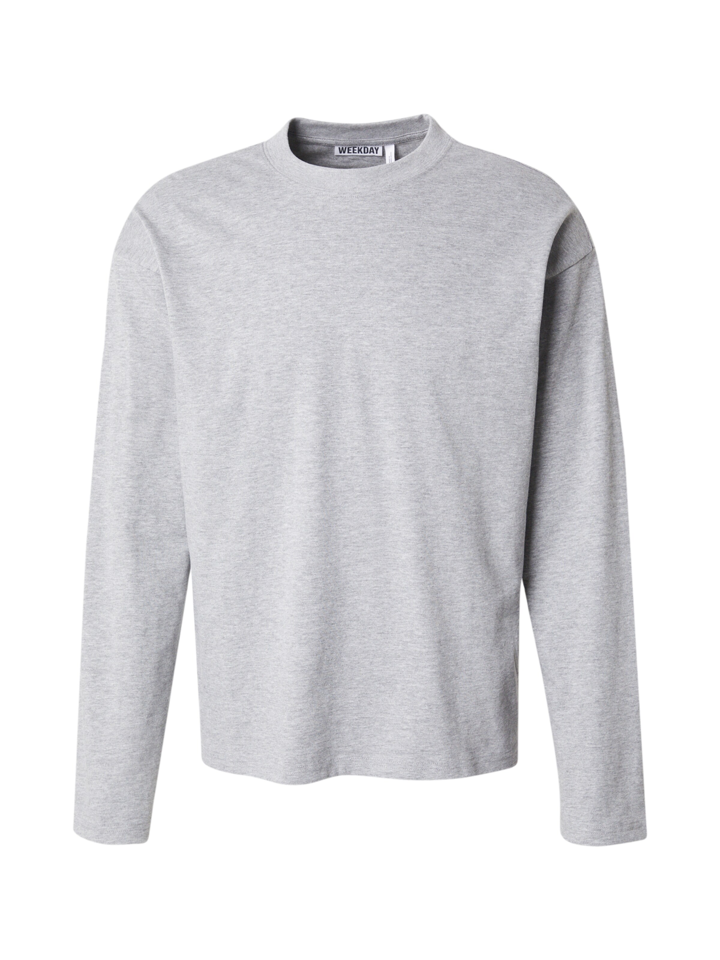 pelēks WEEKDAY T-Krekls: no priekšpuses