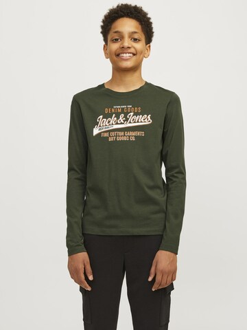 Tricou de la JACK & JONES MINI pe verde: față