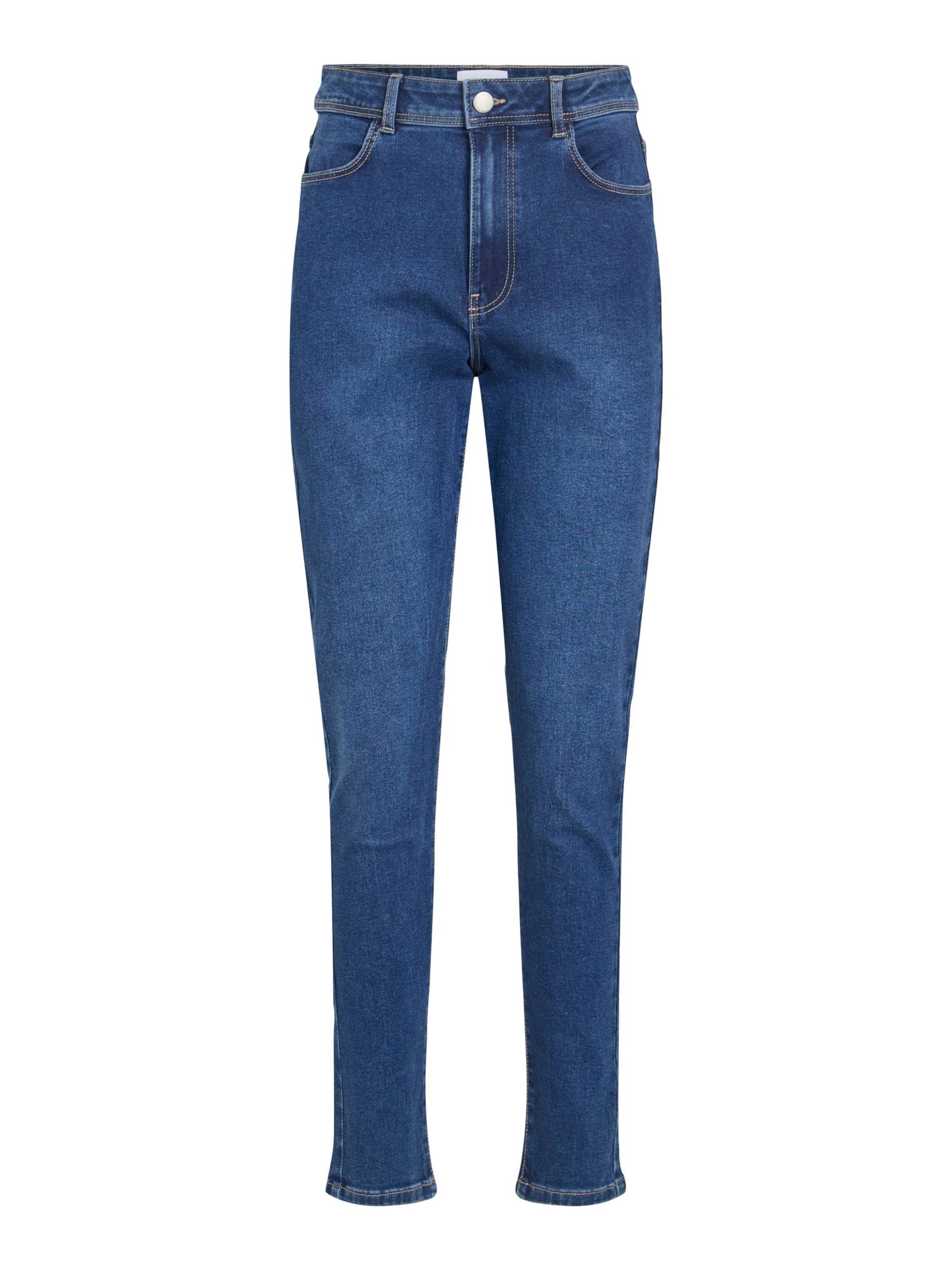 VILA - Skinny Vaquero en azul: frente