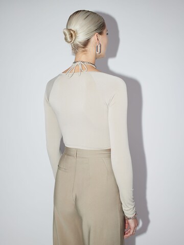 LeGer by Lena Gercke Skjorte 'Camilla' i beige: bakside