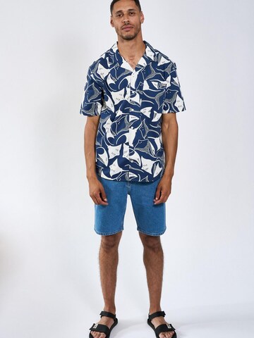 Legends Regular fit Button Up Shirt 'Sean' in Blue