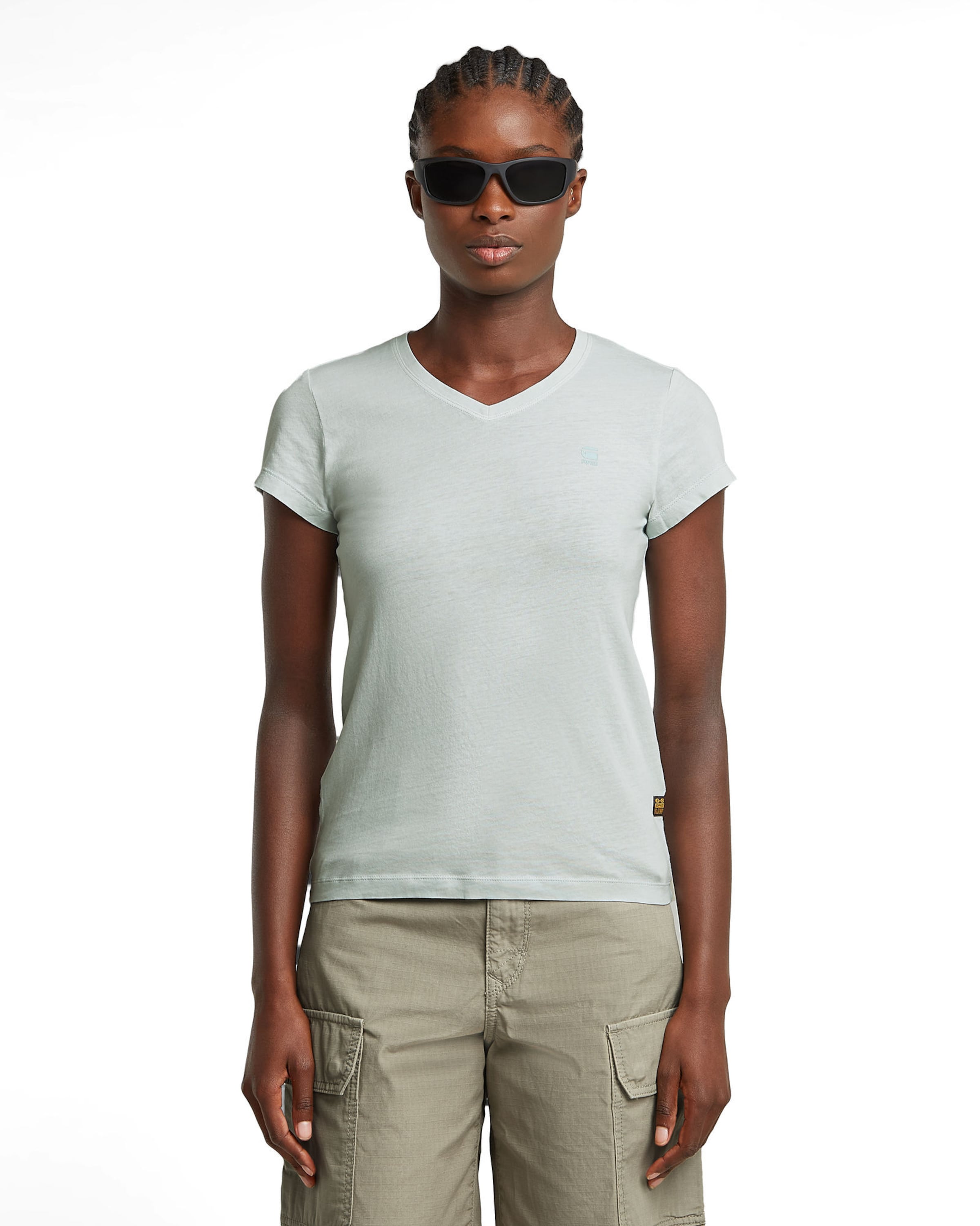 G-STAR Shirt 'Eyben' in Blauw: voorkant