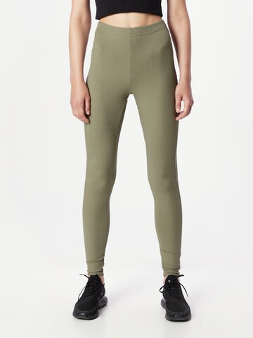 Skinny Leggings TOPSHOP en vert : devant