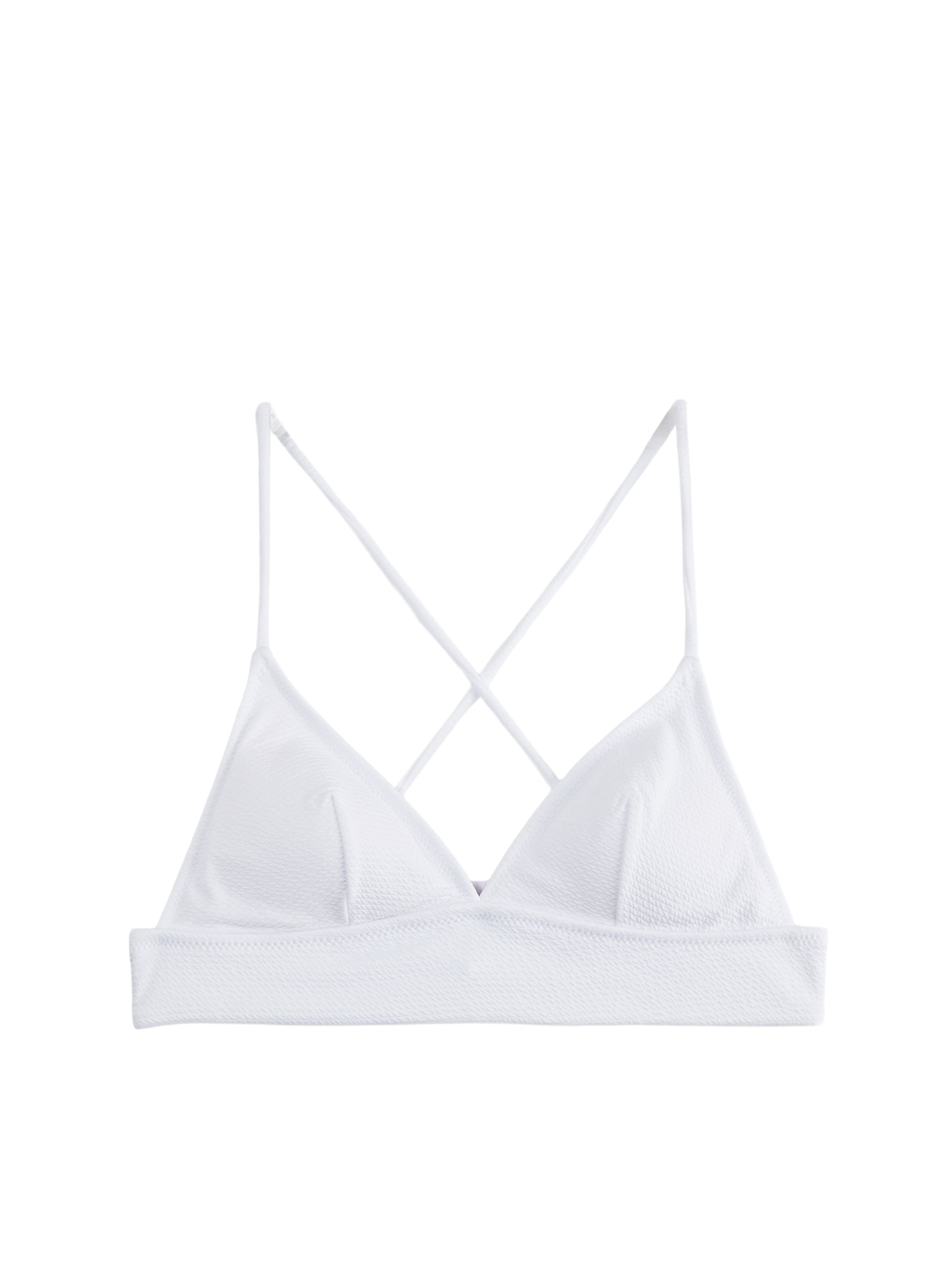 Koton T-shirt Bikinitop in Wit: voorkant