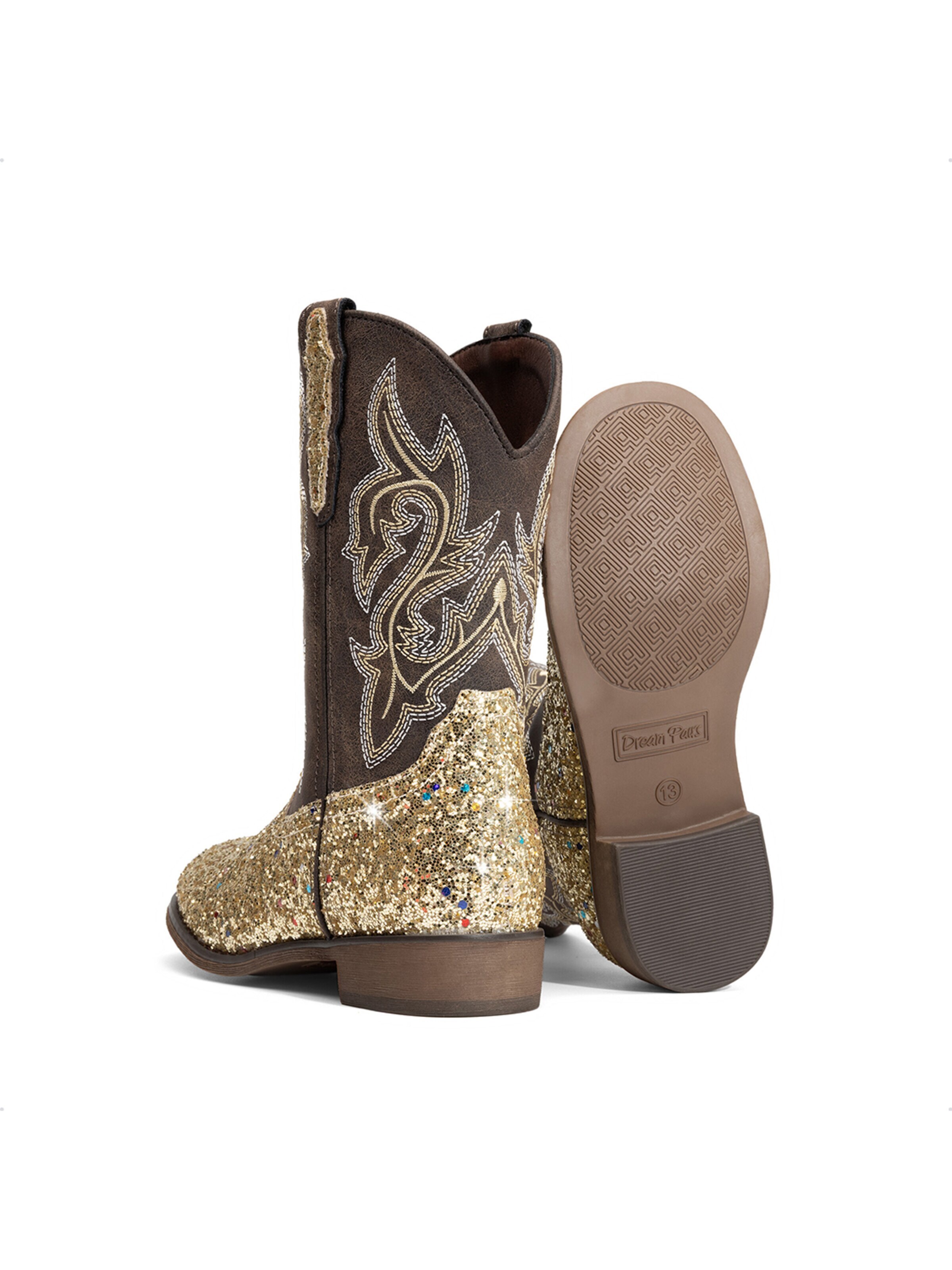 Bottes 'DREAM PAIRS Jungen Mädchen stiefel Wasserabweisend' Dream Pairs en or