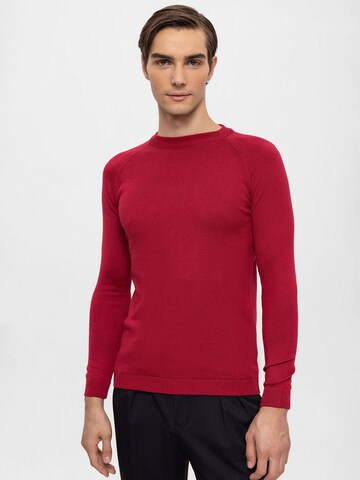 Pull-over Antioch en rouge