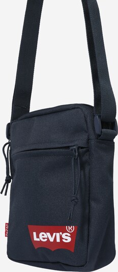 LEVI'S Schoudertas in de kleur Nachtblauw / Vuurrood / Wit, Productweergave