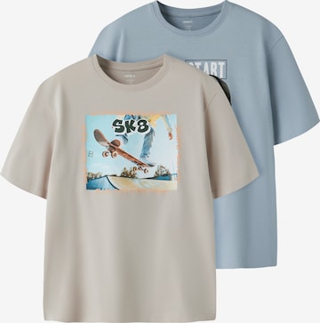 NAME IT Tričko 'NKMVOTO' - Modrá: predná strana