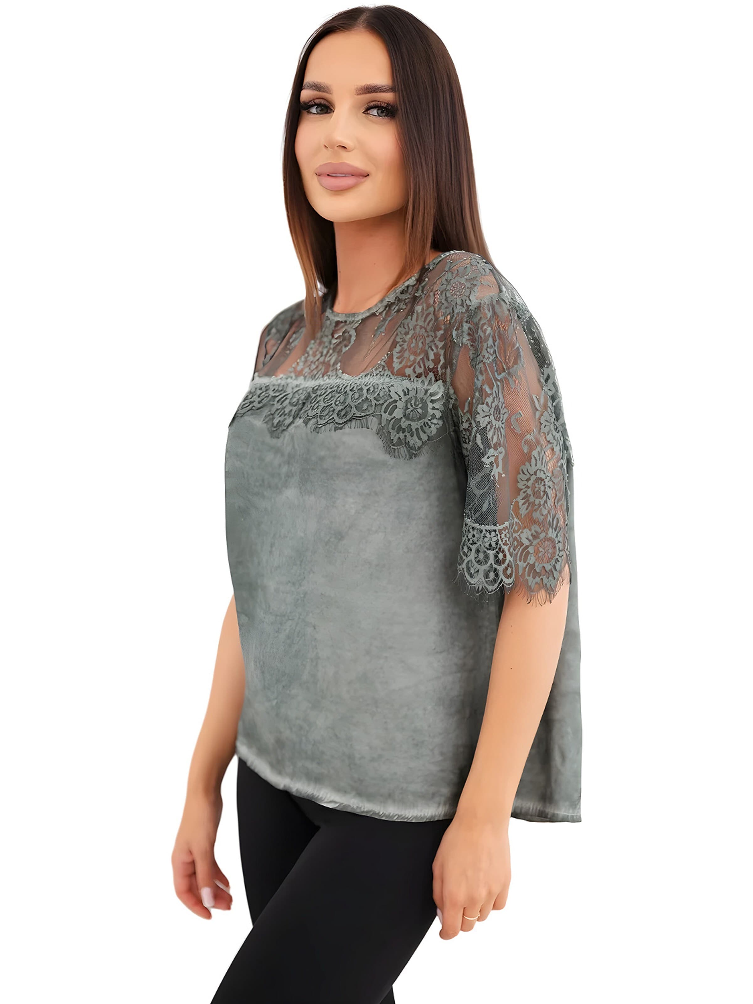 Lumera Bluse 'Cosima'‌‌‌‌‌‌‌‌ in Grün