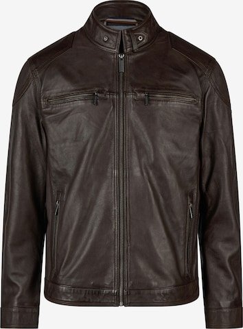 bugatti Lederjacke 'FILIPPO' in Braun: Vorderseite