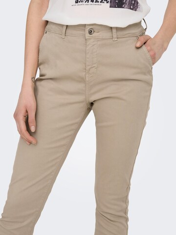 ONLY Skinny Spodnie 'EVEREST' w kolorze beżowy