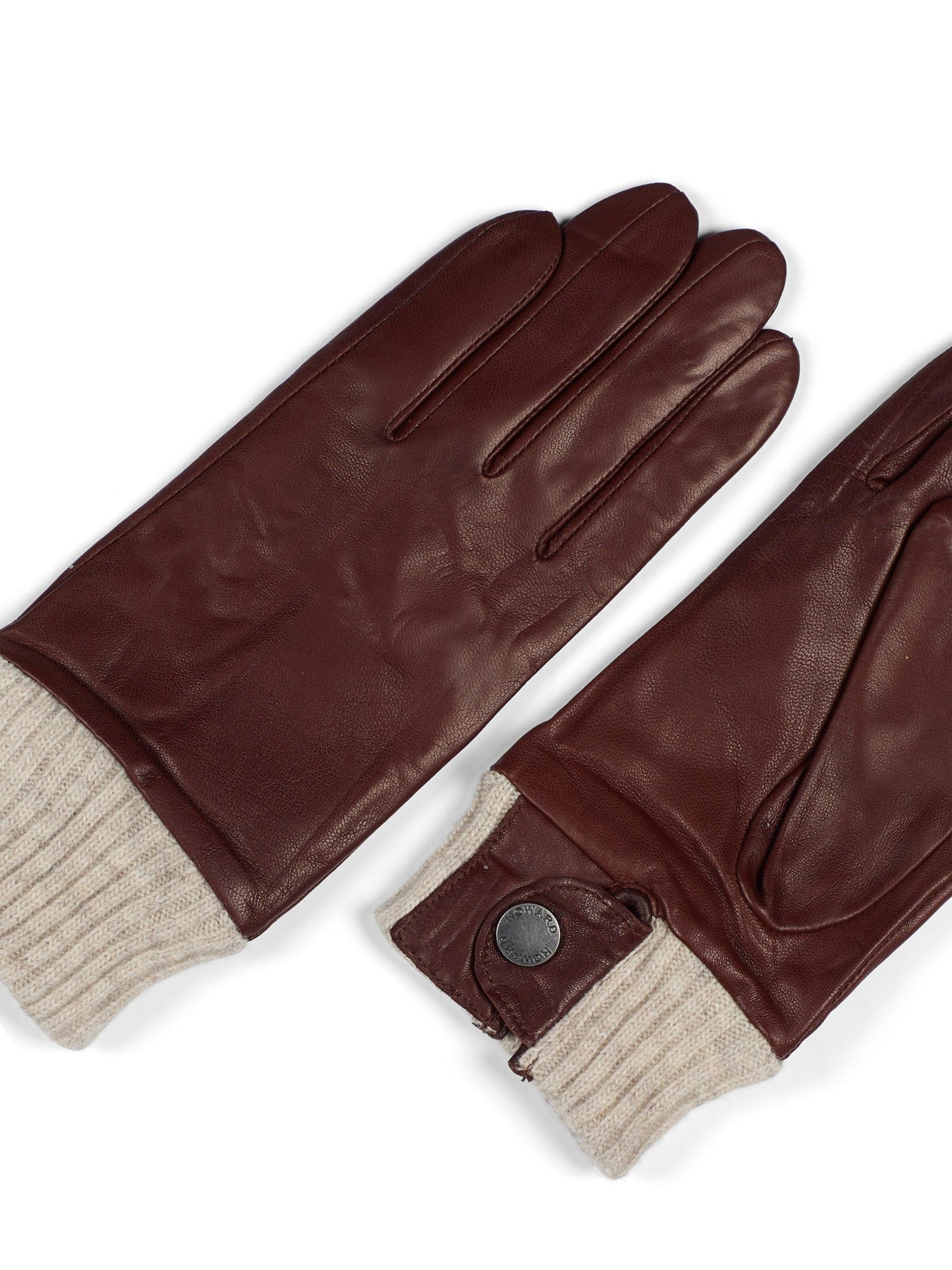 Howard London Fingerhandsker i brun