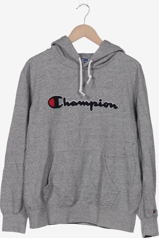 Champion Sweatshirt & Zip-Up Hoodie in XL in Grey: front