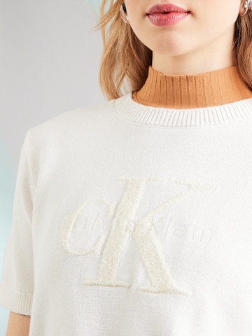 Calvin Klein Jeans Πουλόβερ σε λευκό