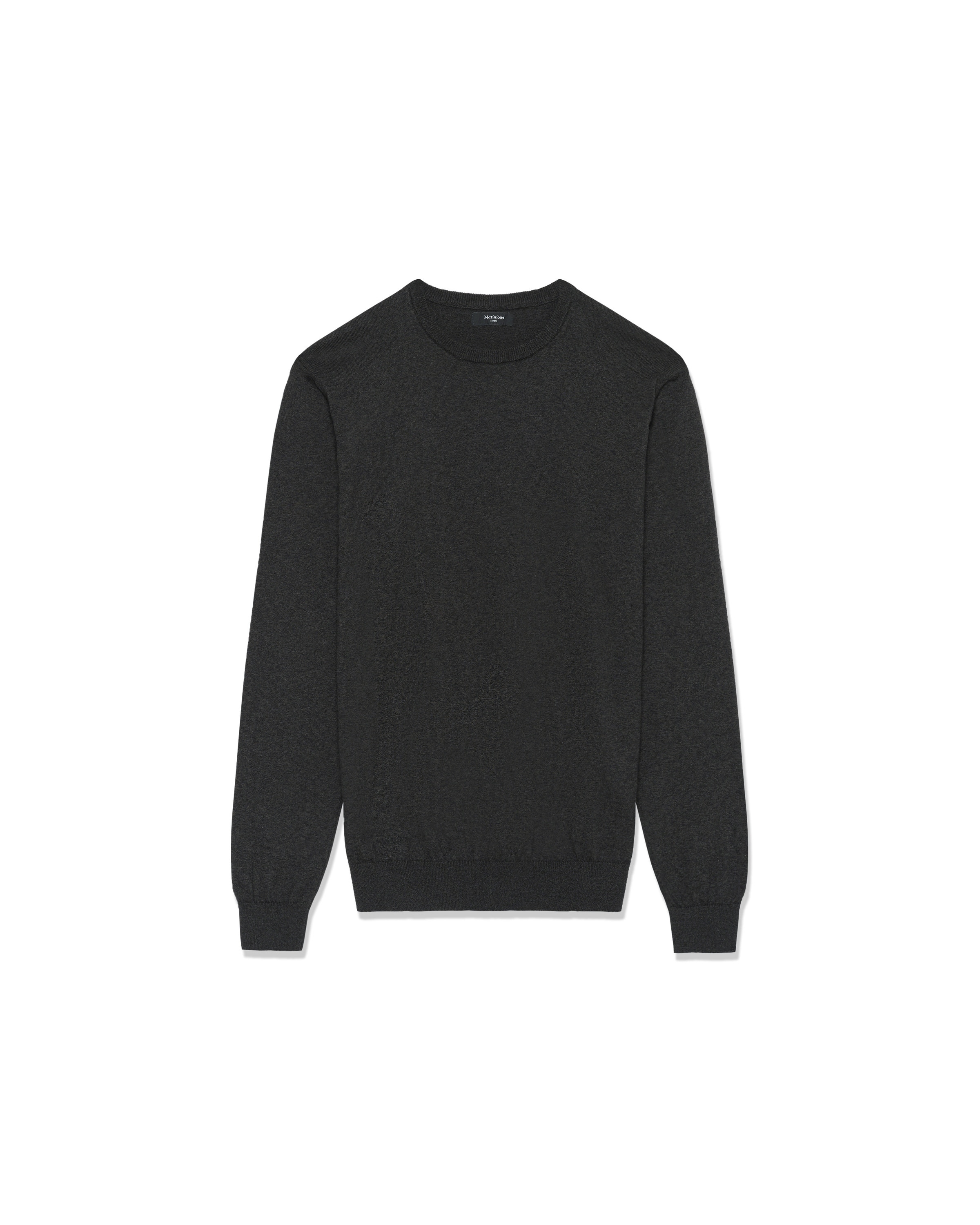 Matinique Pullover 'Jones' in Grau: Vorderseite