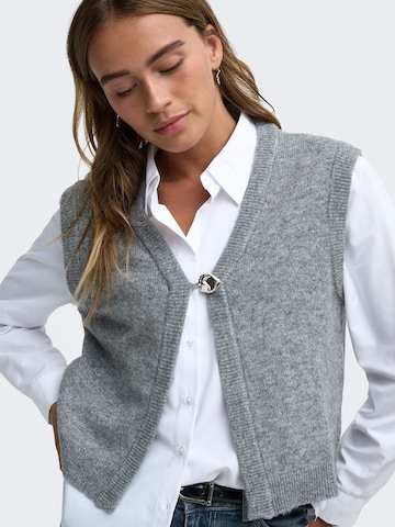 JDY Gebreide bodywarmer 'JDYSuper' in Grijs