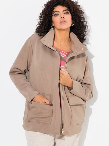 Veste de survêtement Ulla Popken en beige