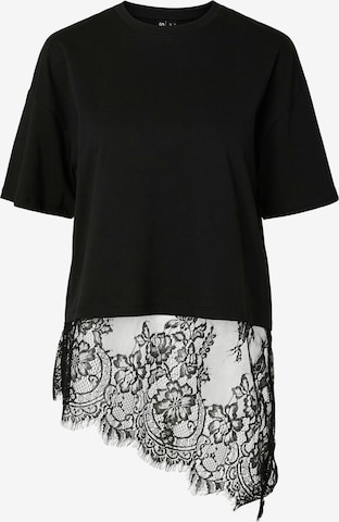PIECES - Camiseta 'PCMave' en negro: frente