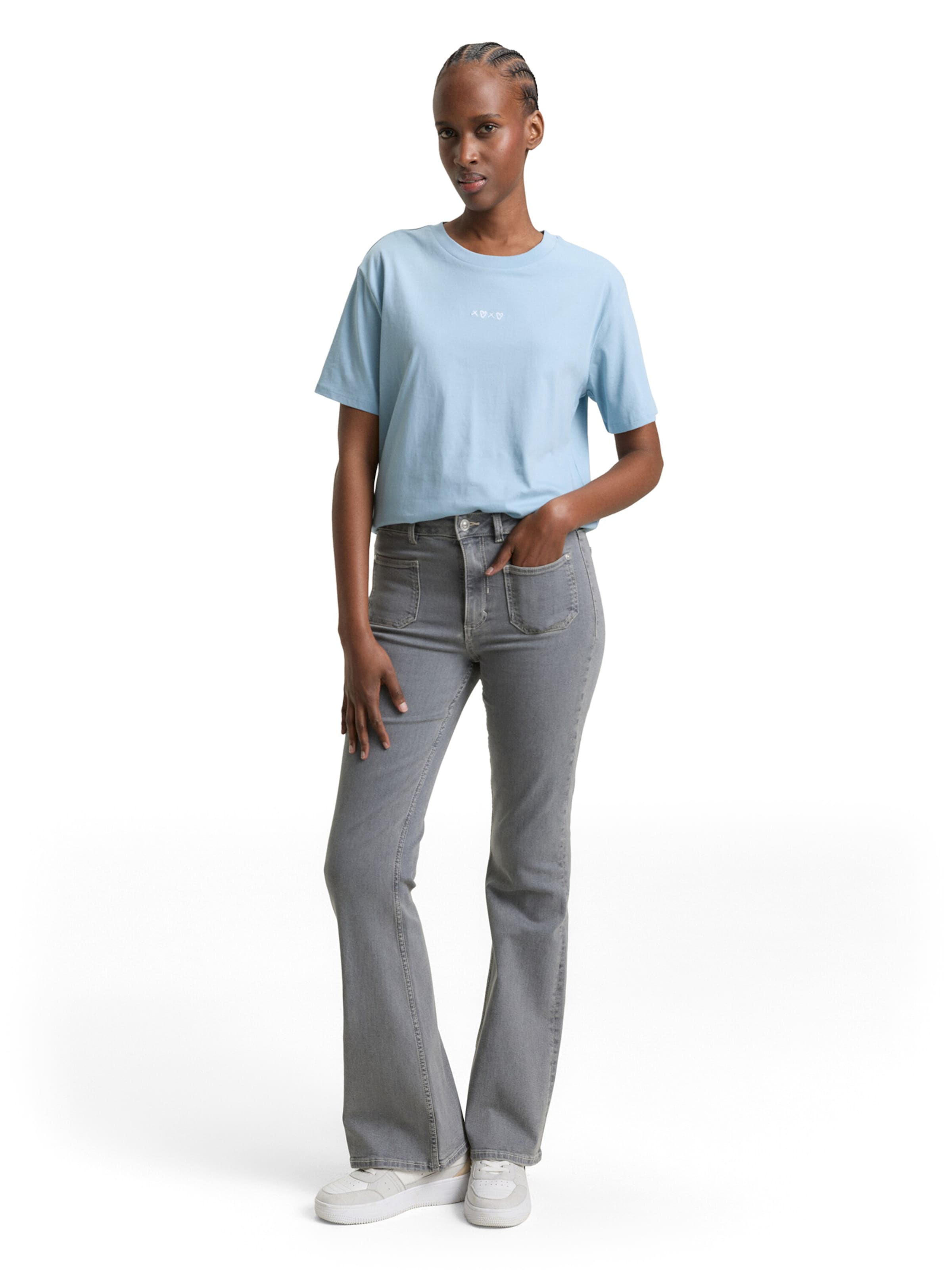 TOM TAILOR DENIM Shirt in Blauw