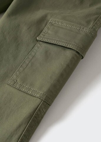 MANGO KIDS Slim fit Pants 'Pavia' in Green