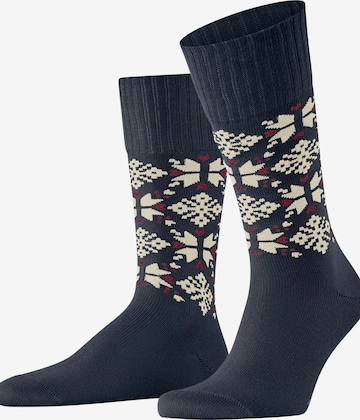 ESPRIT Socken 'Winter Star' in Blau: Vorderseite