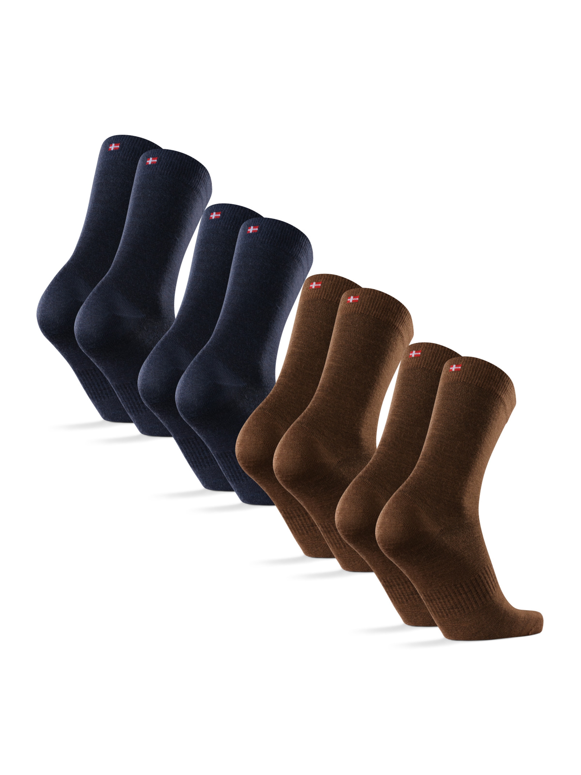Chaussettes de sport DANISH ENDURANCE en mélange de couleurs : devant