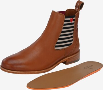 Chelsea Boots Crickit en marron