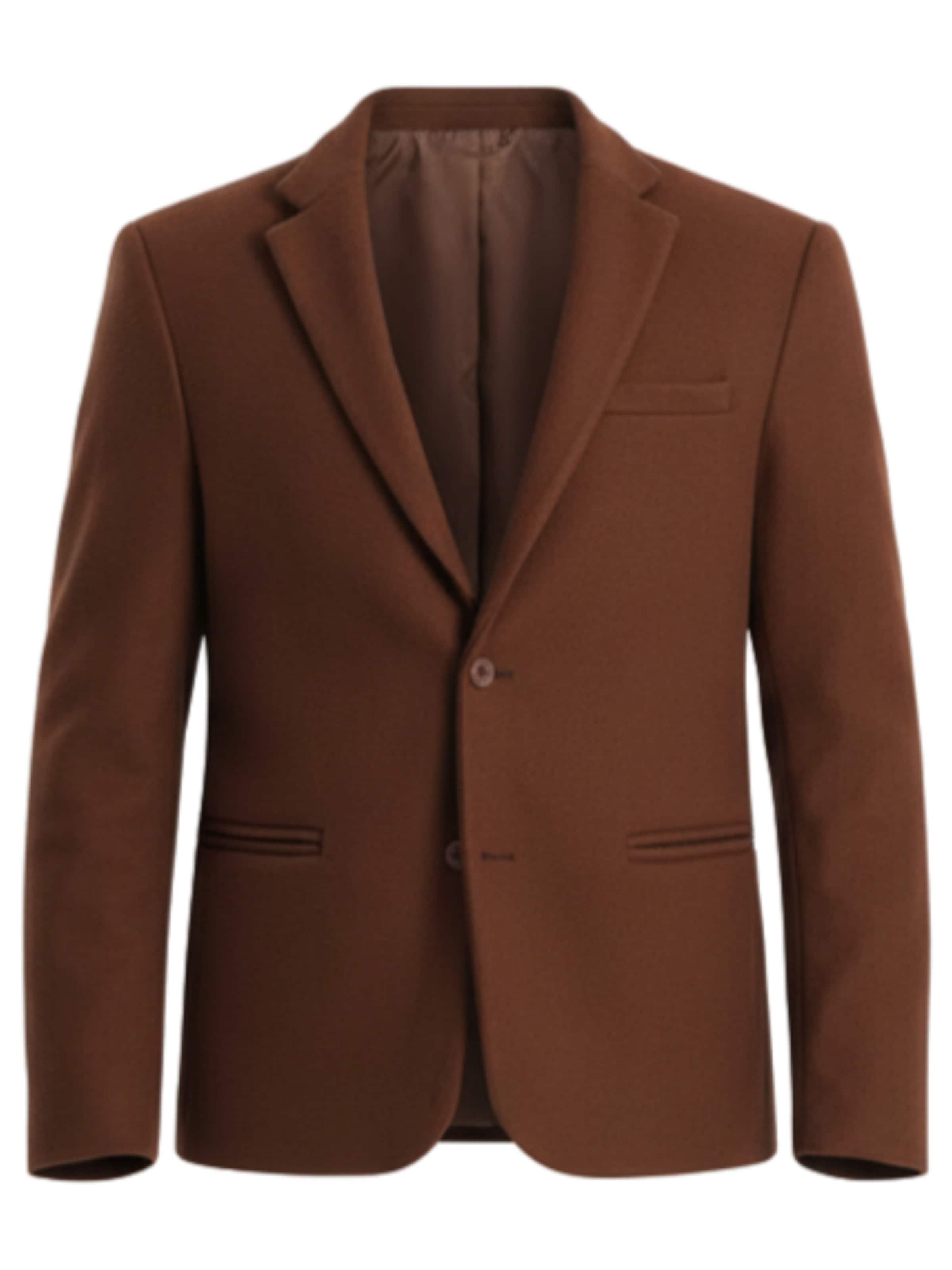 Ombre Regular Fit Sakko in Braun: Vorderseite