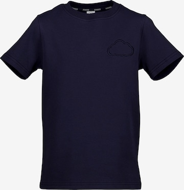 Donder Shirt 'Heavy Tee Essential Canary Yellow' in Blue: front