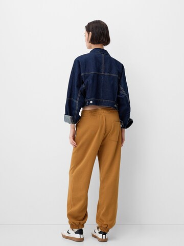 Effilé Pantalon Bershka en marron