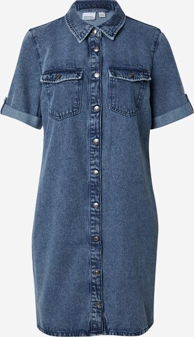 Robe-chemise 'Jennie' VERO MODA en bleu : devant