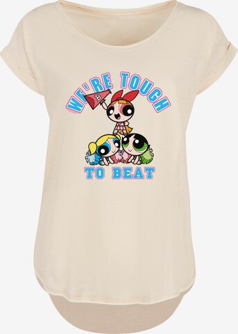 F4NT4STIC T-Shirt 'Powerpuff Girls Tough To Beat' in Beige: predná strana