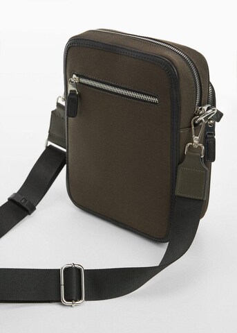 MANGO MAN Crossbody Bag in Green