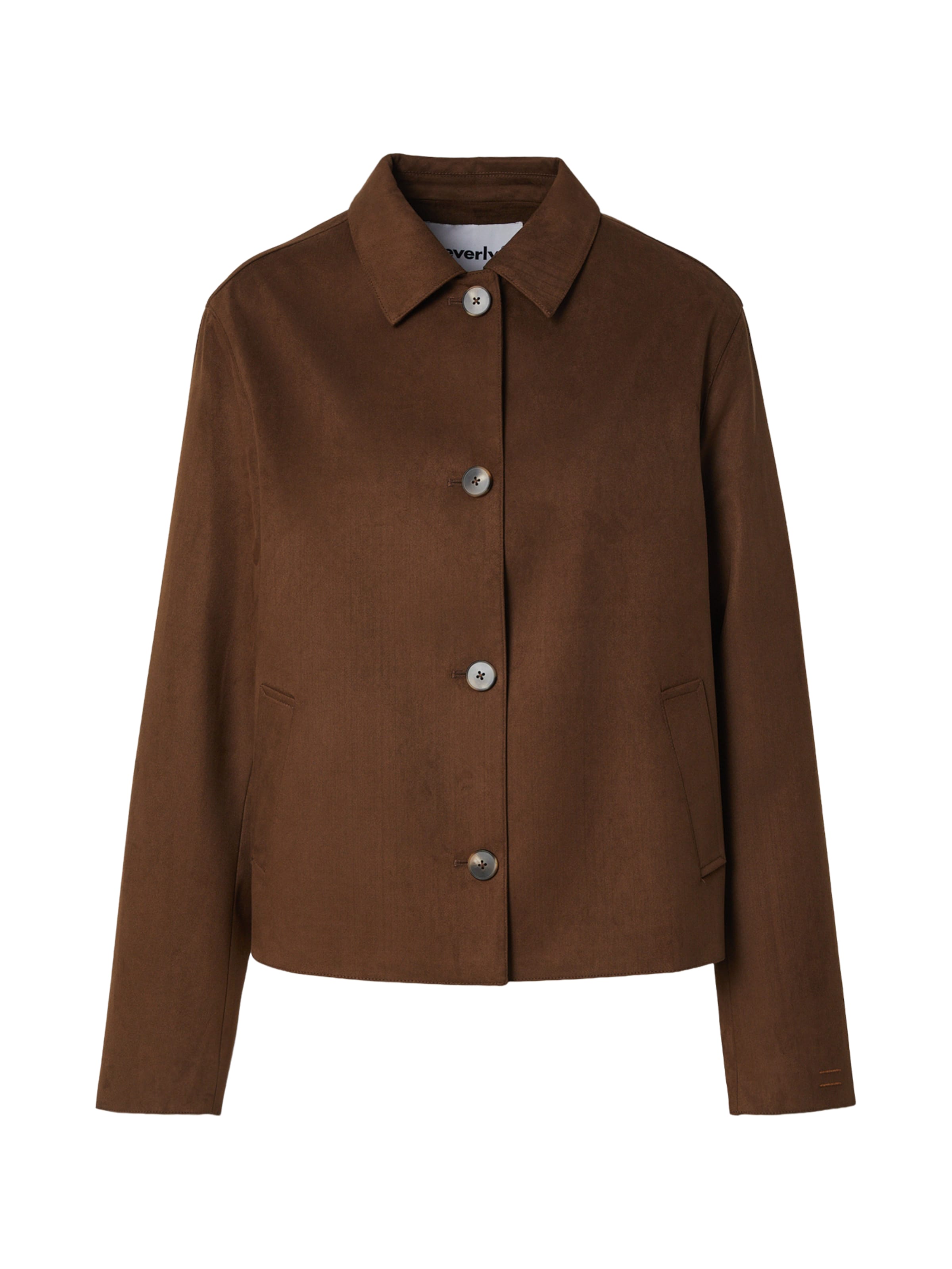 everly® - Chaqueta de entretiempo en marrón: frente