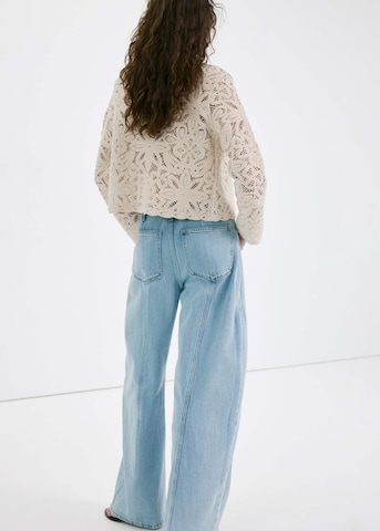 MANGO Strickjacke 'Isabel' in Beige