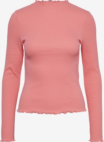 PIECES T-shirt 'Milla' i rosa: framsida