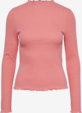 PIECES Shirt 'Milla' in Roze: voorkant