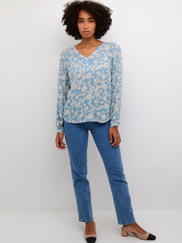 Camicia da donna 'Amber' di Kaffe in blu